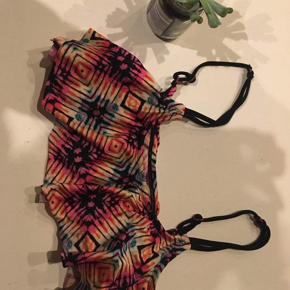 Tie dye swim suite top!